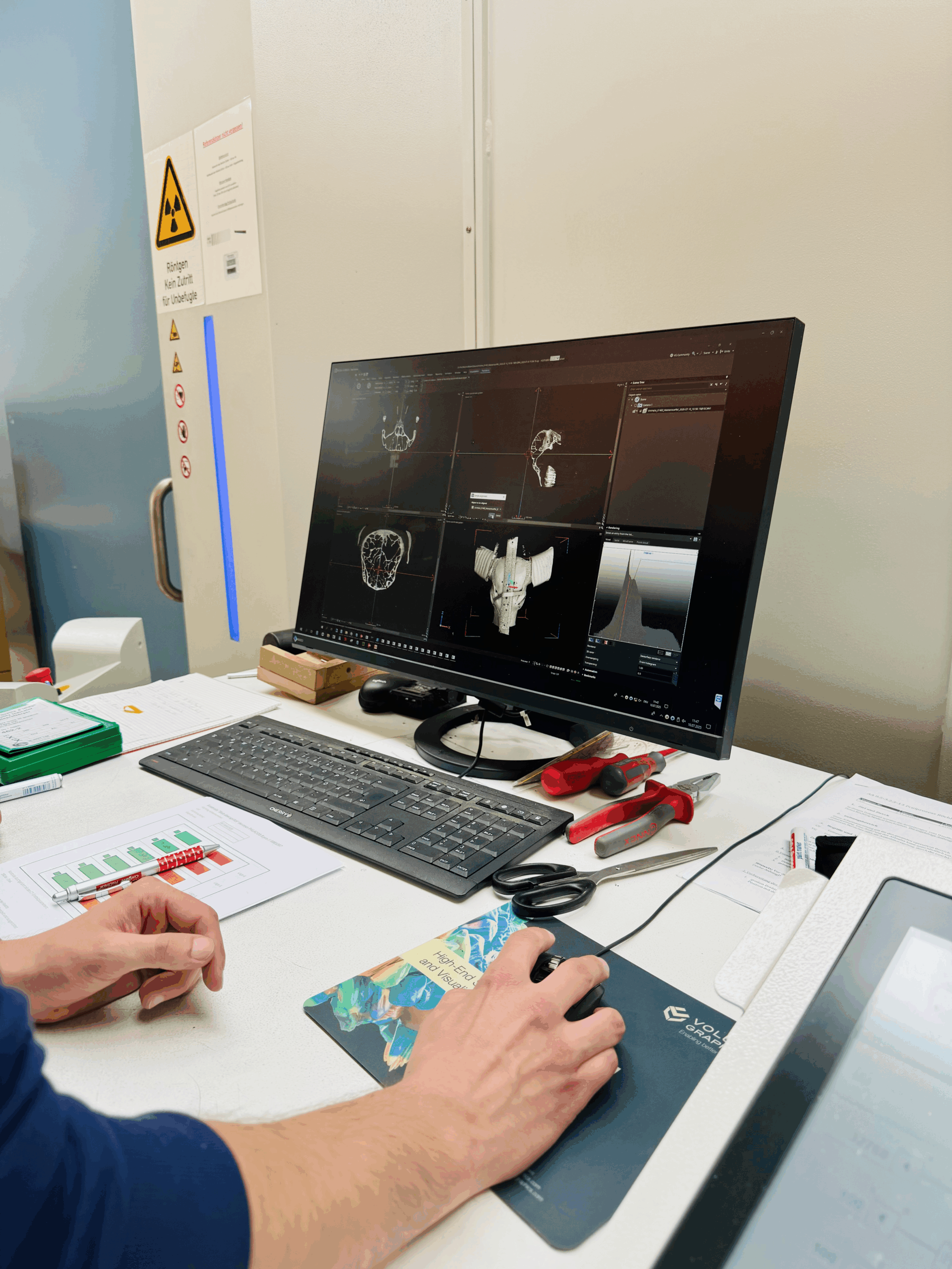 Analyse eines industriellen CT-Scans – Microvista Software