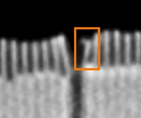 Elektroden-Fehler in Batterien