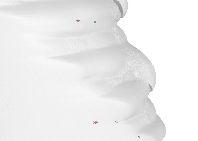 3D-Bild Porositätsanalyse von Eisenguss mit CT