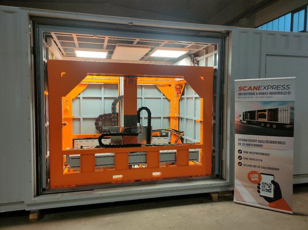 Mobiles CT & Container vereint – der SCANEXPRESS (fast) fertig