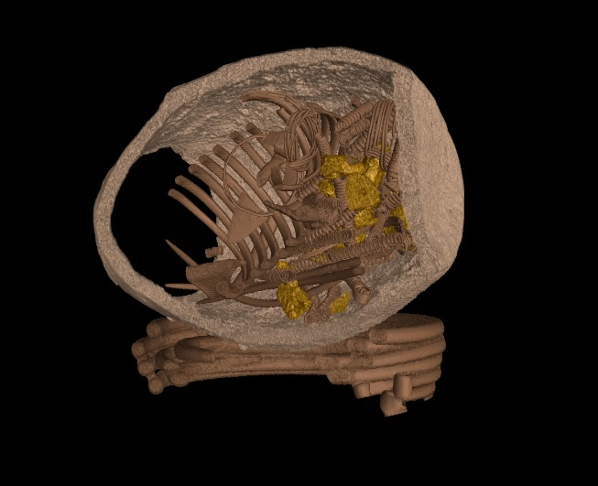 Risikoarmes Scannen von Fundstücken durch mobiles CT