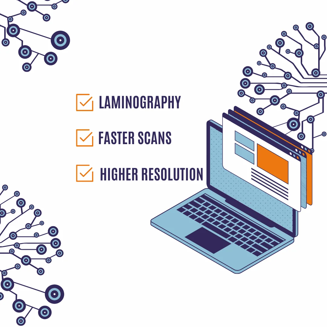Update: Schnellere CT-Scans, höhere Auflösung & Laminografie