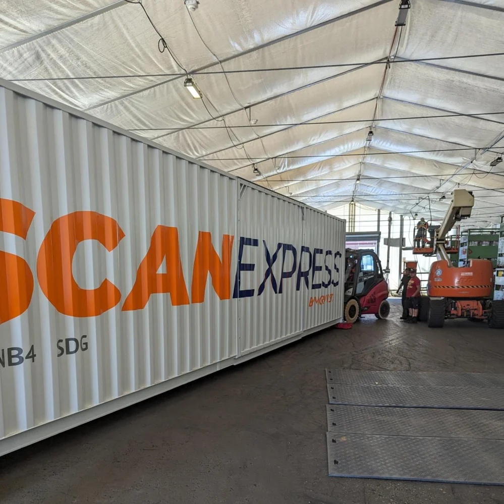 1. Kundeneinsatz vom ScanExpress dem mobilen industriellen CT