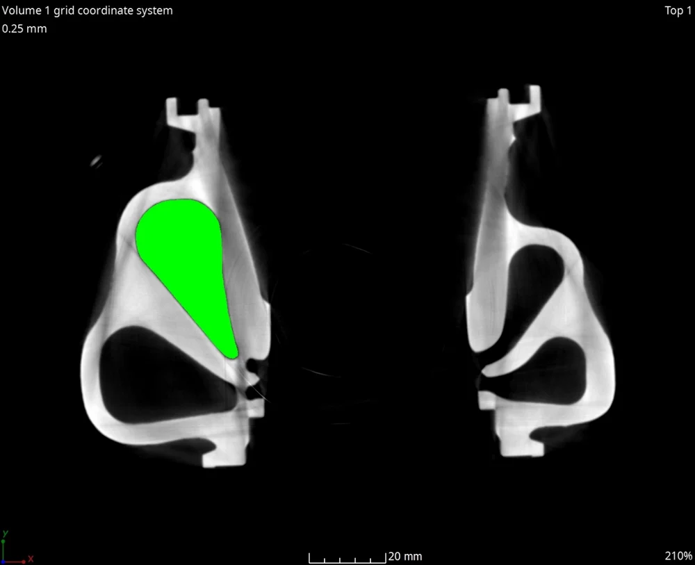 Leichtmetallguss zerstörungsfrei prüfen mit CT