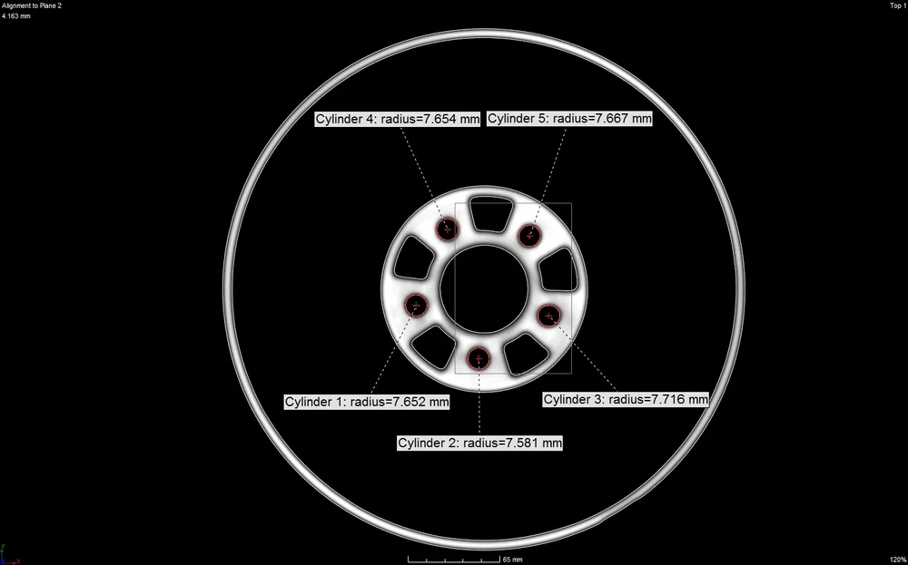 Form- und Lagetoleranzen messen - CT Bild